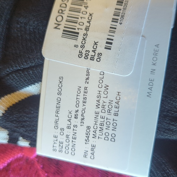 Le Bon Shoppe Black and White Girlfriend Socks - Picture 4 of 4